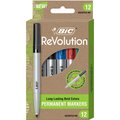 Bic ReVolution Permanent Markers, 12PK BICPMER12AST